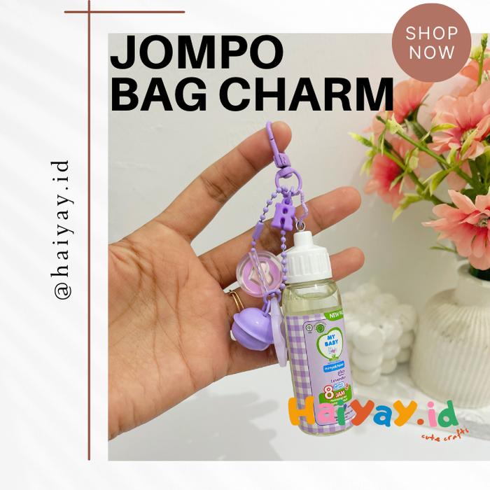 Gambar HAIYAY.ID - JOMPO BAG CHARM ALFABET SERIES | Gantungan Tas Kunci Ganci Minyak Angin Freshcare Plossa Keychain untuk remaja jompo desain unik bisa request inisial nama huruf - freshcare strong dari HAIYAY.ID undefined Tokopedia