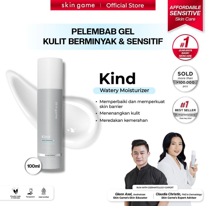 Gambar [Special Price] Skin Game Kind Watery Moisturizer - Jumbo Size (100ml) dari Skin Game undefined Tokopedia