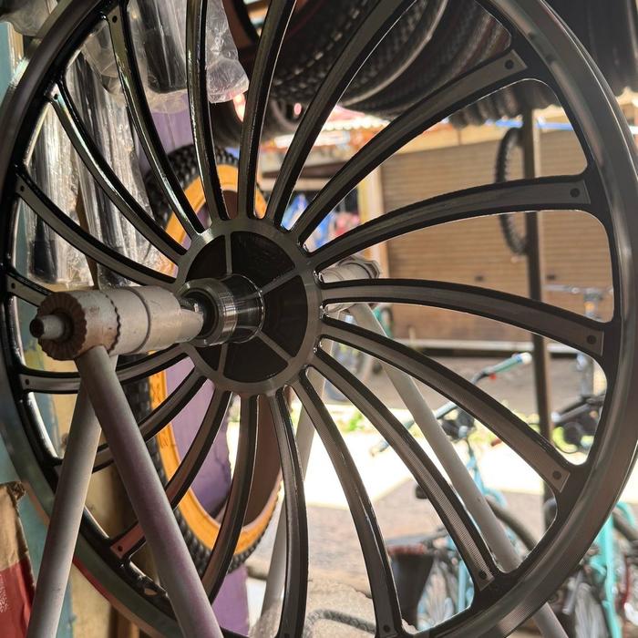 Gambar 1biji Velg alloy velg kipas kondisi baru sepeda bmx ukuran 20 - Depan, 1 biji hitam dari Kembar.Pelaihari undefined Tokopedia