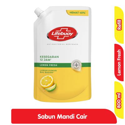 Gambar Lifebuoy Sabun Mandi Cair 800 Ml Refill Antibakteri Lemon Fresh Membersihkan Tangan & Kulit Dengan Aroma Segar Dan Perlindungan Anti Bakteri - Lemon dari Leviosbeauty undefined Tokopedia