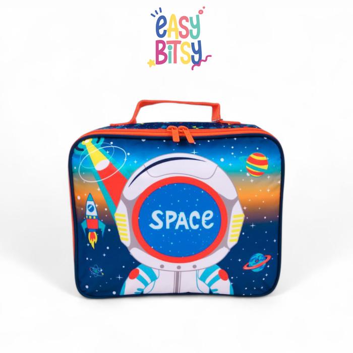 Gambar Easy Bitsy - Tas Bekal Anak Laki-Laki  Perempuan Lunch Bag Box Tempat Makan TK SD Astronot Unicorn - Coco - ASTRONOT dari easybitsy undefined Tokopedia