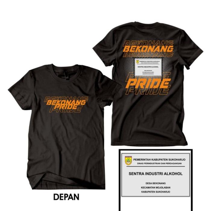 Gambar Baju Kaos Bekonang Pride | Tshirt Premium Cotton Combed 24s ~ Free Sticker - Hitam, M dari Eunoia.Clotingg undefined Tokopedia