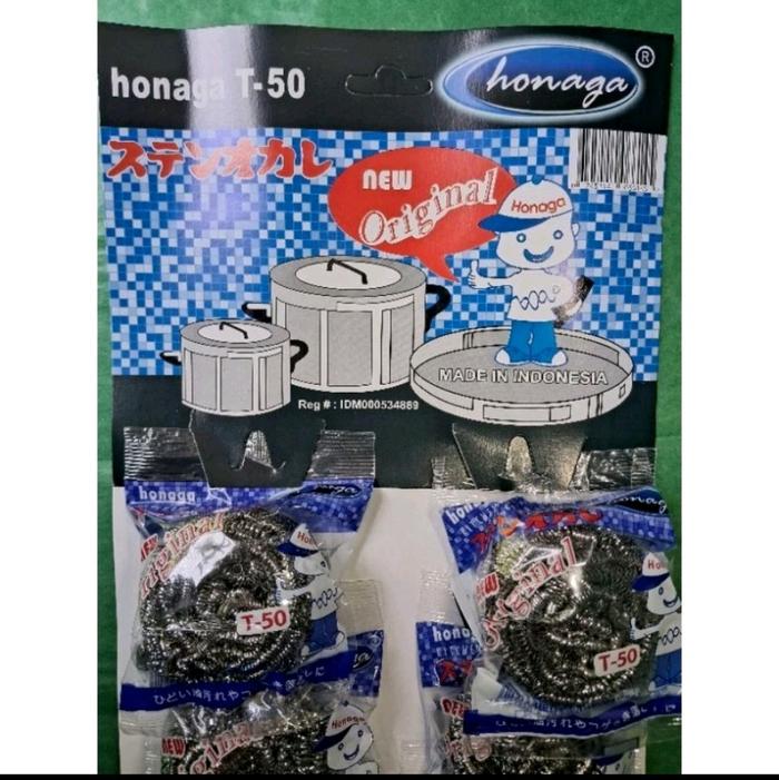 Gambar (Paket hemat 2 lusin ) Gosok panci honaga T50 x 2 renceng atau 2 lusin promo sangat menarik dari Sinja-grosir undefined Tokopedia