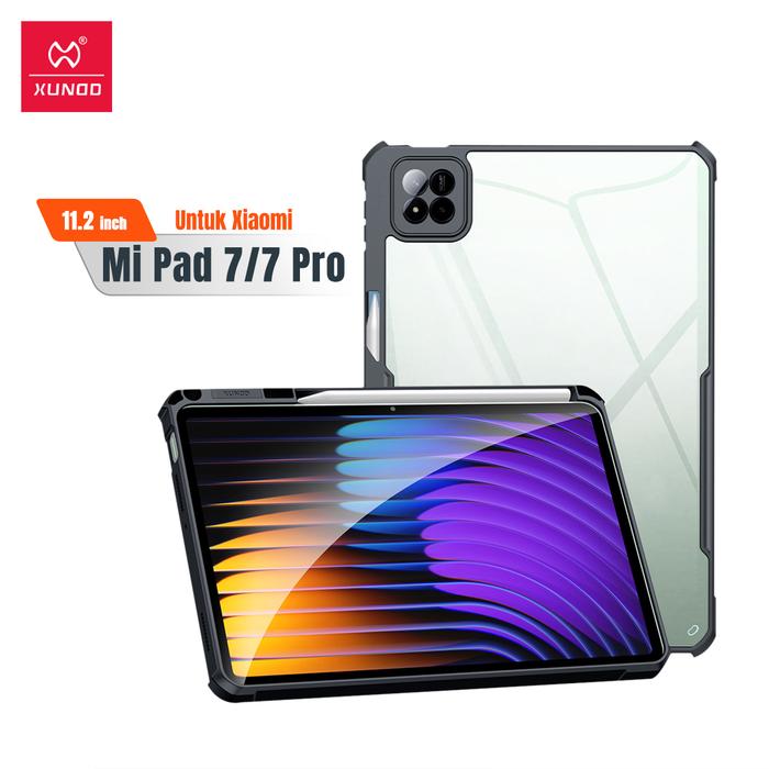 Gambar XUNDD untuk xiaomi pad 7 7 Pro / pad 5 5 pro / pad 6 6 pro Casing Tablet Pelindung Transparan / Slim Clear Protective Back Cover / Soft TPU Edge Bumper / Support Pencil Charging / Screen Protector - Xiaomi Pad 7 Pro, Tablet Case dari XUNDD Indonesia undefined Tokopedia
