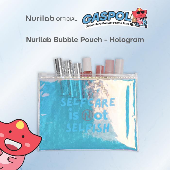 Gambar Nurilab - Bubble Pouch [Tas Makeup Bag Pouch] - HOLOGRAM BUBBLE POUCH dari Nurilab.id Kota Tangerang Tokopedia
