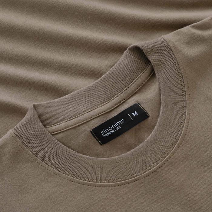 Gambar SNMS Project SINONIMS - Kaos Polos Relax Fit Pria - Warna Maple Brown - 100% Katun Premium Anti Gerah - S dari SNMS Project undefined Tokopedia