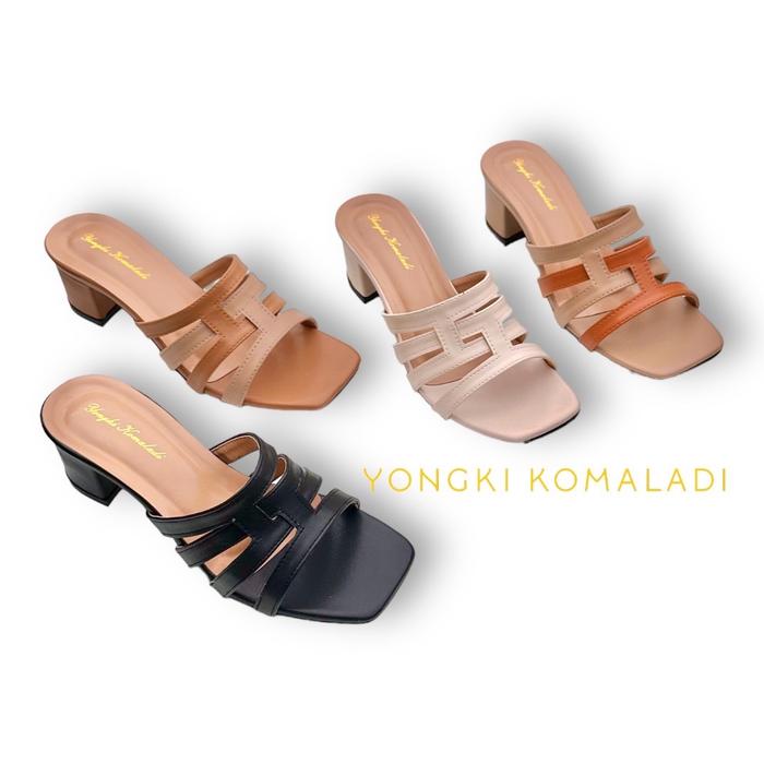 Gambar Heels Wanita Terbaru hak tahu 5cm brand matahari sudah include box ukuran 37-40 - BNI HITAM, 37(tiga tujuh) dari SANDAL BRAND MATAHARI undefined Tokopedia