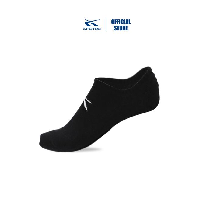 Gambar Spotec Socks Kaos Kaki Pendek Olahraga Pria Wanita - Hitam Putih Abu - Logo Hitam dari Spotec undefined Tokopedia