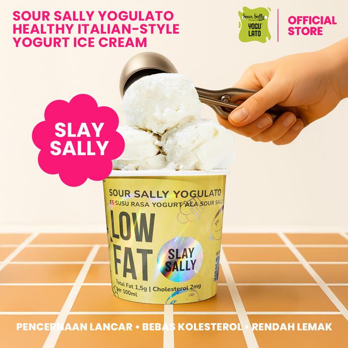 Gambar Sour Sally Yogulato Slay Sally 330ml | Es Krim Yogurt Low Fat Low Calorie dari Sour Sally Yogulato Official undefined Tokopedia