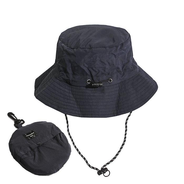 Gambar KKV-Dylee&Lylee Waterproof Bucket Hat/Storage Bucket Hat/Four Colors - Navy Blue dari INDRA GINANJARxasdasSHOP undefined Tokopedia