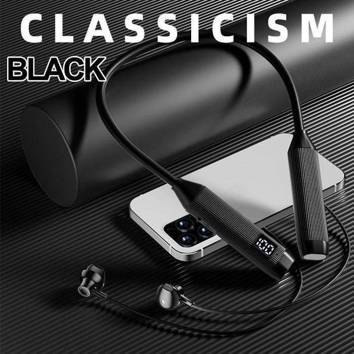 Gambar Earbuds Olahraga Magnetik di Leher dengan Bluetooth TWS Tanpa Kabel dan Mikrofon Definisi Tinggi - Wireless Earphones Bass Headphone-G5 headset Microphone Handsfree - hitam dari ALTYNE-OFFICE undefined Tokopedia