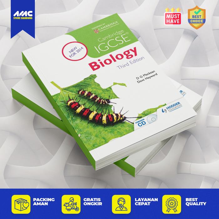 Gambar Buku Cambridge IGCSE Biology 3rd Edition Student by D. G. Mackean , Dave Hayward Siswa dari AMC STORE.Bandung undefined Tokopedia
