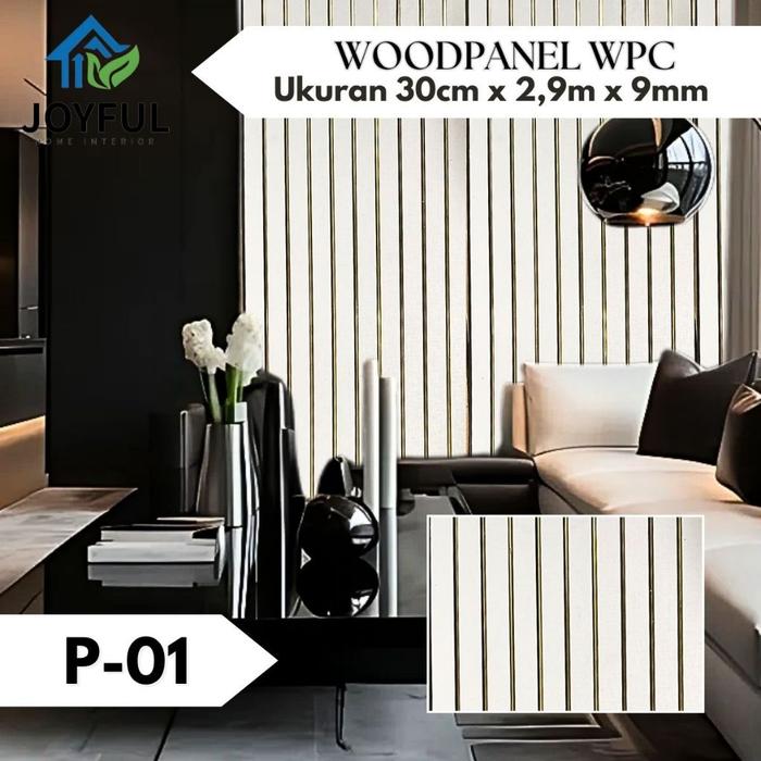 Gambar Joyful Home Interior Wood Panel WPC 30CM x 290CM Tebal 9MM -1 DUS- Motif Urat Kayu Dekorasi Rumah Mewah Anti Air & Tahan Api High Quality - P-01 10 LONJOR dari Joyful Home Interior Sby Kota Surabaya Tokopedia