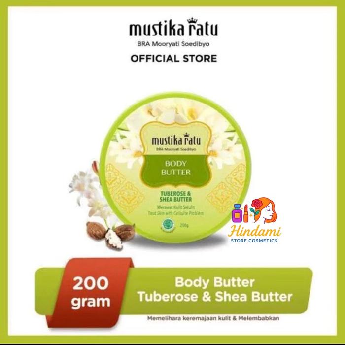 Gambar Mustika Ratu Tuberose & Shea Butter Body Butter 200 gr BEST SELLER - 1 pcs Body Butter Tuberose dari Hindami Store undefined Tokopedia