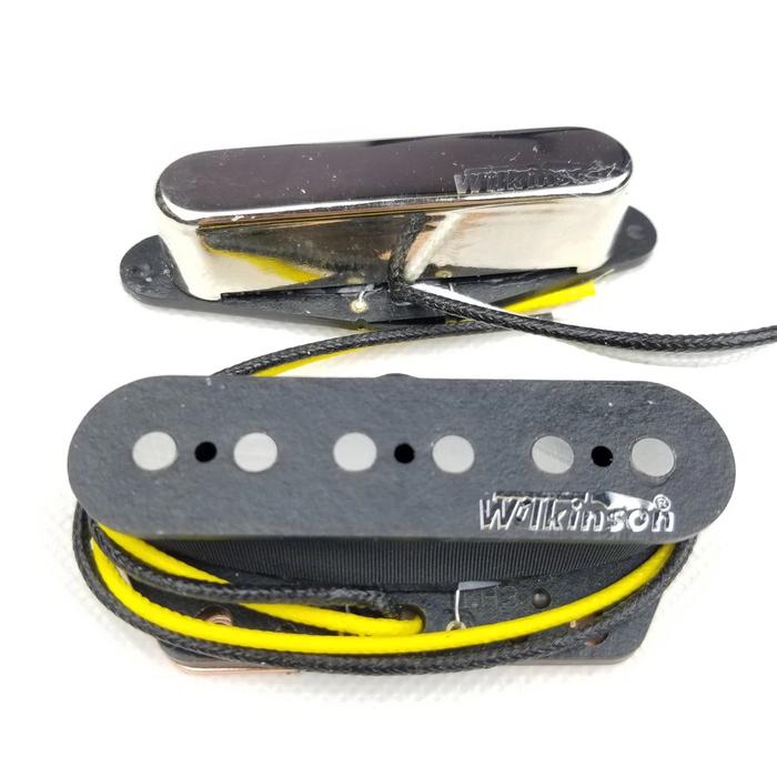 Gambar EJI Korea Silver Pickups TL Eleciric In Guitar Wilkinson Bridge and TL Alnico5 WVT TL Chrome Pickups Made Neck dari Erwin Jiga undefined Tokopedia