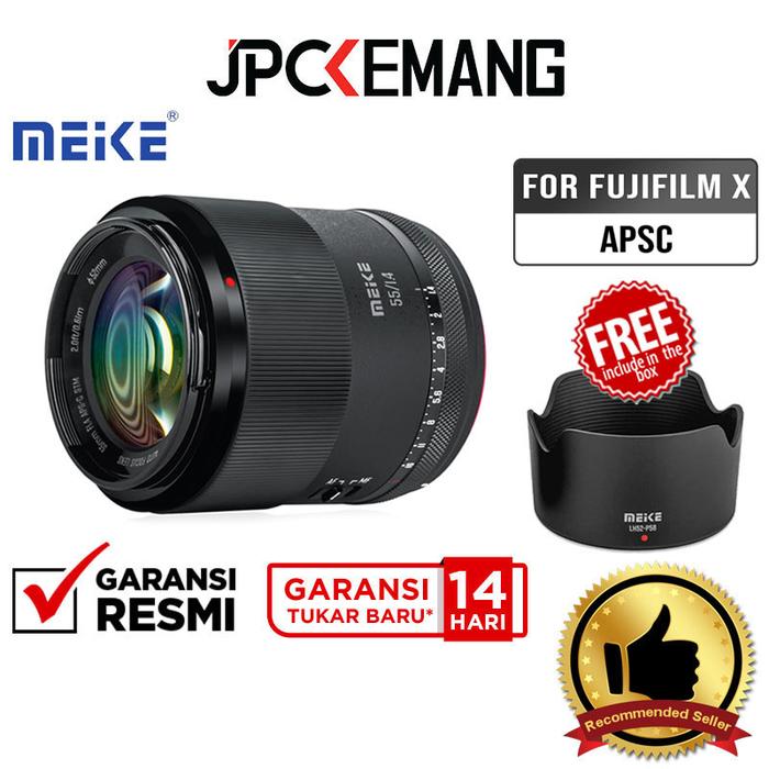 Gambar Meike AF 55mm f1.4 NEO for Fujifilm X Mount APSC Lens Fuji Meike 55 mm f/1.4 Garansi Resmi dari JPC Kemang undefined Tokopedia