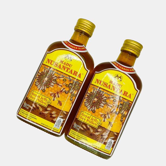 Gambar Madu Super Nusantara 250 ml dengan Royal Jelly dan Bee Pollen Original Merk Terpercaya sejak 1983 Honey Honey Syrup dari Sepuluh Enam undefined Tokopedia