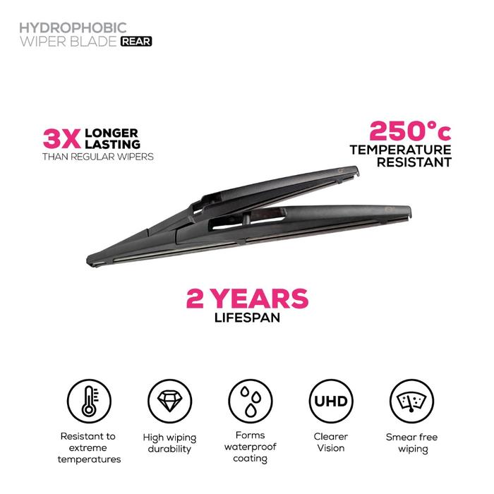 Gambar Trapo Wiper Permanent Car Coating - Rear Only - Type A, 8" dari Heri Store. undefined Tokopedia