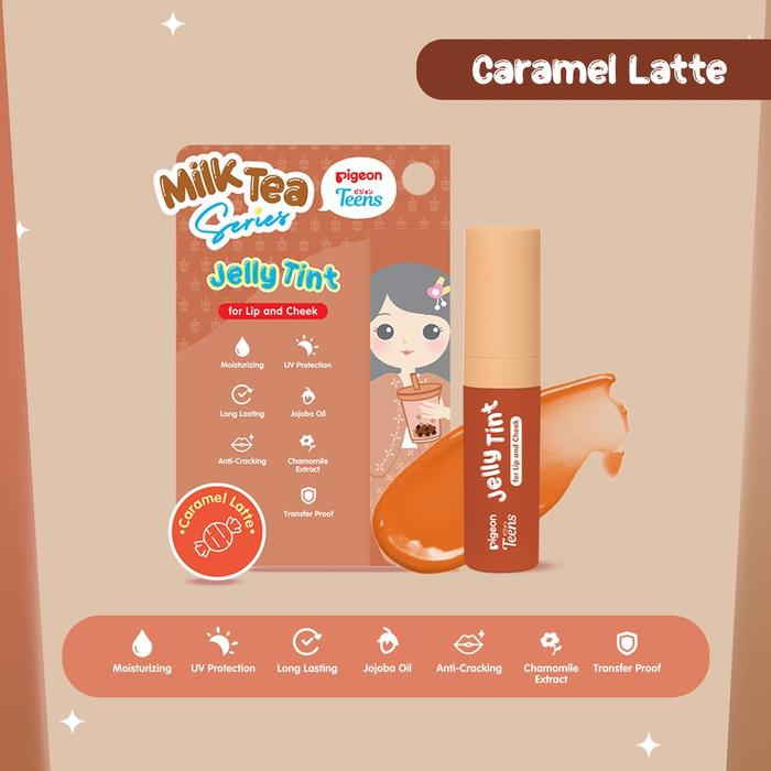 Gambar Pigeon Teens Jelly Tint Milk Tea Series - Caramel Latte dari Kaffaholshop1 undefined Tokopedia
