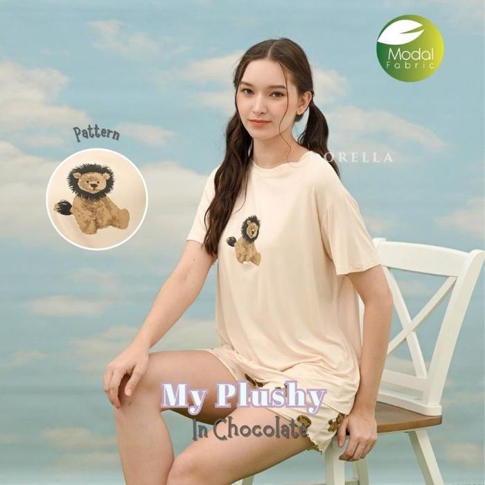 Gambar Dorella X Modal Lyocell™:My Plushy Set - My Plushy Chocolate, Free Size dari tokopaidy undefined Tokopedia