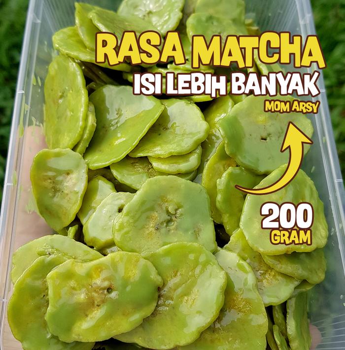 Gambar Keripik Pisang Lumer Mom Arsy Rasa Matcha Isi Lebih Banyak Kripik Coklat Snack Crispy Cemilan dari Mom Arsy Keripik Pisang Lumer undefined Tokopedia