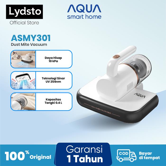 Gambar AQUA Y301 10Kpa UV Anti Dust Mite Vacuum Cleaner Kasur Sofa Penyedot Debu UV Anti Tungau Dengan Gelas Debu 0.4L dari Lydsto.Indonesia undefined Tokopedia