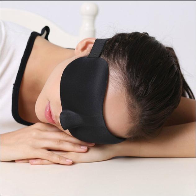 Gambar PG PENUTUP MATA TIDUR 3D KACAMATA TIDUR SLEEP MASKER TRAVEL SLEEPING MASK - hitam dari PakGrosir undefined Tokopedia