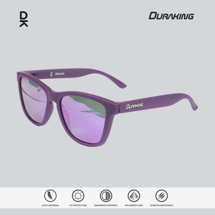 Gambar Duraking Kacamata Podiumer lensa Polarized Sunglasses running Eyewear Frame Pria wanita - Deep Purple dari Duraking Outdoor and Sports undefined Tokopedia