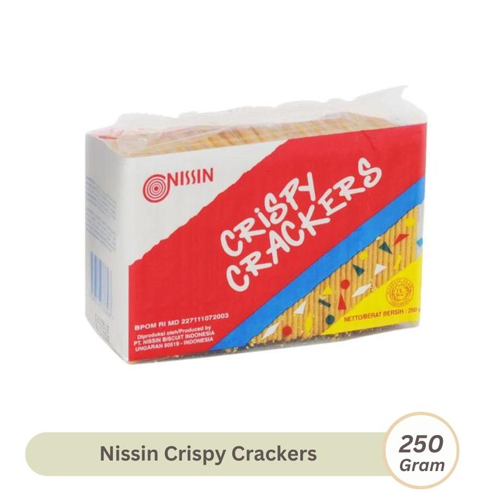 Gambar NISSIN CRISPY CRACKERS BISKUIT 250GR KEMASAN POUCH - POUCH NISSIN CRISPY  dari TemanBayiku_NEW undefined Tokopedia