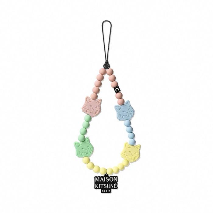 Gambar CASETiFY Maison Kitsuné Paris Tali Gantung Ponsel dengan Fox Head dan Beads Warna-warni untuk Wanita Trendi - Little Fox dari gn8909ptx undefined Tokopedia