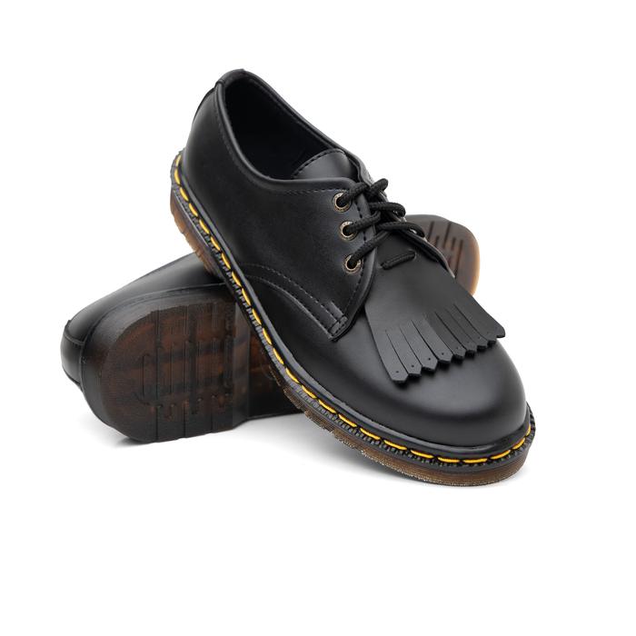 Gambar Sepatu Boots Portee OG Derby High Black - Boots Tinggi Pria Wanita Hitam | Kasual Formal Shoes Kerja - Black Low, 38 dari Portee Goods undefined Tokopedia