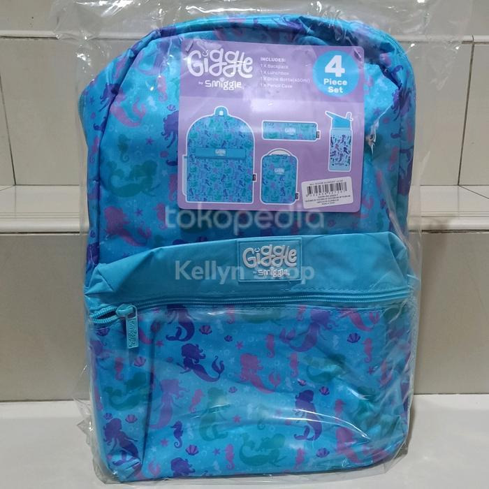 Gambar sale Smiggle Giggle 4 piece set Backpack Lunchbox Drink Bottles Pencil Case Ready Stock dari Somaruchi undefined Tokopedia