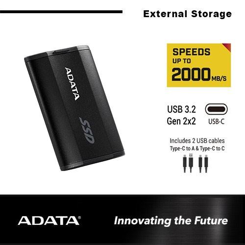 Gambar SSD ADATA SD810 1TB - SSD Portable USB-C USB-A - Black dari ADATA XPG Indonesia undefined Tokopedia