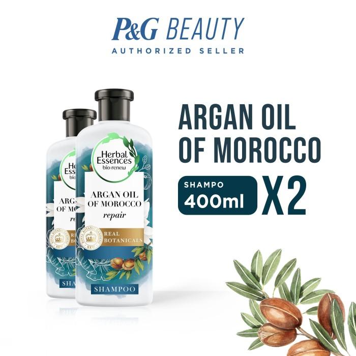 Gambar Herbal Essences Shampoo Bio Renew Argan Oil of Morocco 400 ml - isi 3 - White dari P&G Store undefined Tokopedia