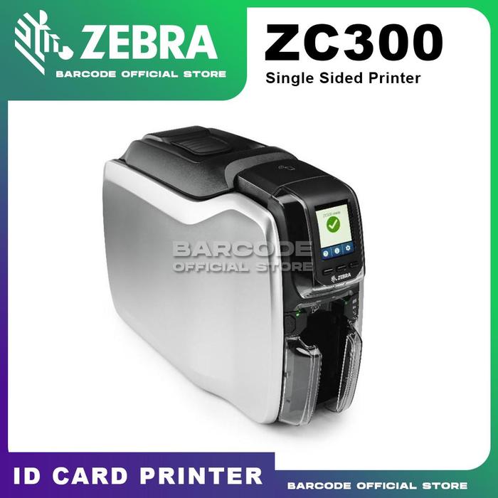 Gambar ID Card Printer Kartu Zebra ZC100 | ZC-100 | Pengganti ZXP Series 3 - Zebra ZC300 dari Barcode Store Solutions undefined Tokopedia
