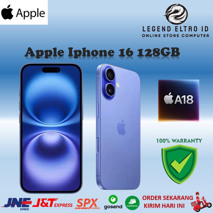 Gambar Apple iPhone 16 128GB Garansi Resmi Indonesia iBox 100% Original - 128GB ULTRAMARINE GRS RSMI INDONESIA DIGIMAP dari LEGEND.ELTRO.ID undefined Tokopedia