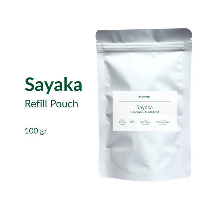 Gambar BrewHub Refill Pouch Ceremonial Matcha 100 gr: Sayaka, Isuzu - 100% Pure Uji Matcha Powder Bubuk Matcha Murni - Sayaka Refill 100 gr dari Brewhub Indonesia undefined Tokopedia