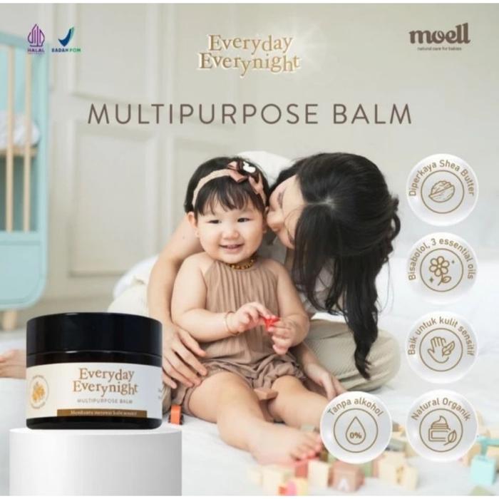 Gambar Moell Multipurpose Balm Everyday Everynight dari Esan acila undefined Tokopedia
