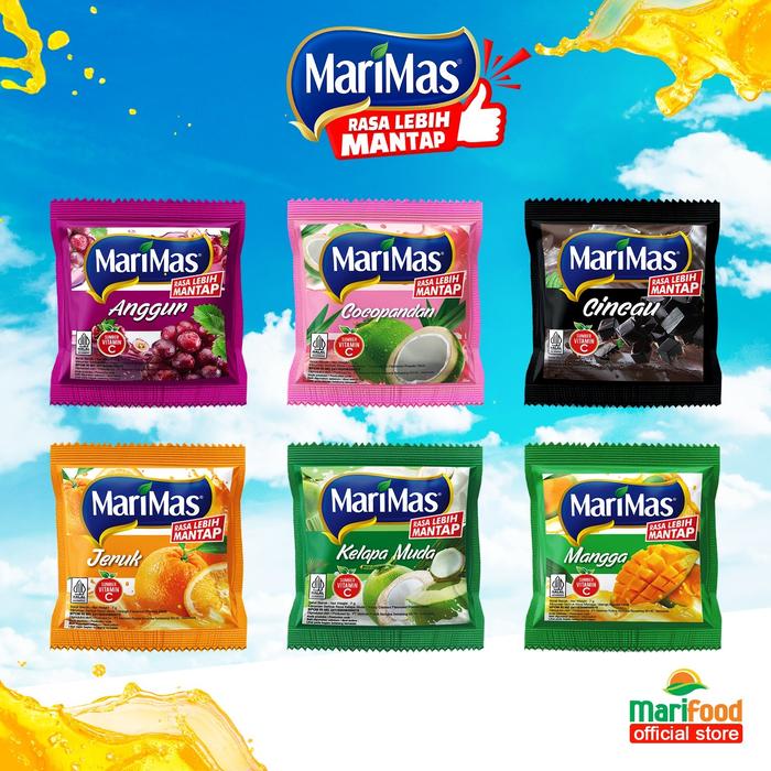 Gambar Marimas Rasa Buahnya Lebih Mantap - Renteng Isi 10 Sachet - Jeruk Manis dari Marifood ID undefined Tokopedia