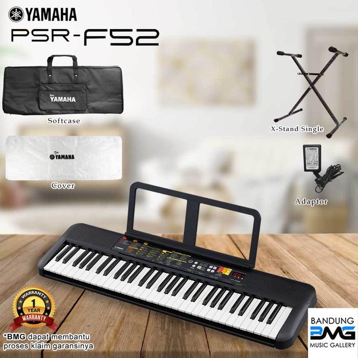 Gambar Yamaha PSR F52 Keyboard / PSRF52 / PSR-F52 Garansi Resmi - Paket B dari Bandung Music Gallery undefined 5 Tokopedia