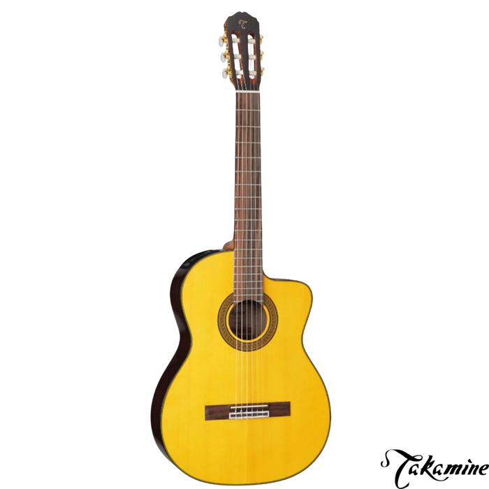 Gambar Takamine GC5CE Gitar Klasik Dengan Hiasan Mewah Dan Sistem Elektronik Berkualitas Tinggi dari SUMBERMAS MUSIK undefined Tokopedia