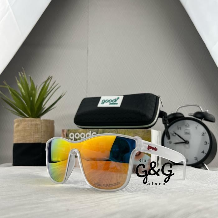 Gambar KACAMATA FRAME TRANSFARAN GOODR SUNGLASS PRIA WANITA SPORT SEPEDA GOWES RUNNING JOGGING - Trans biru sambung dari The G&G Store undefined 5 Tokopedia