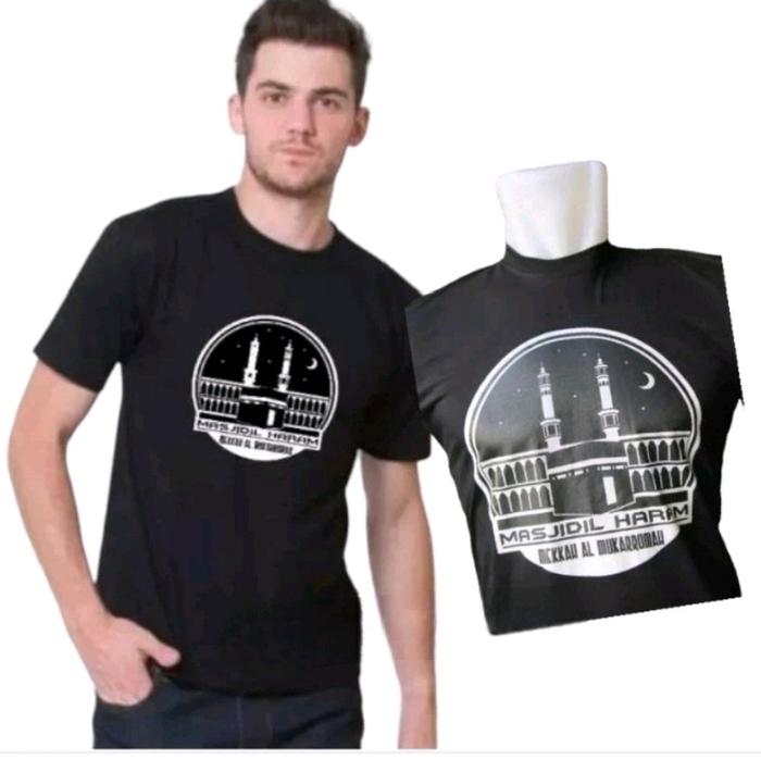 Gambar kaos Dakwah oleh oleh Haji Umroh (Masjidil Haram Mekkah( kaos oleh oleh keren) Distro Pria Sablon Motif Wanita Baju Pendek - putih, xxl dari LINACOLLECTION889 undefined Tokopedia