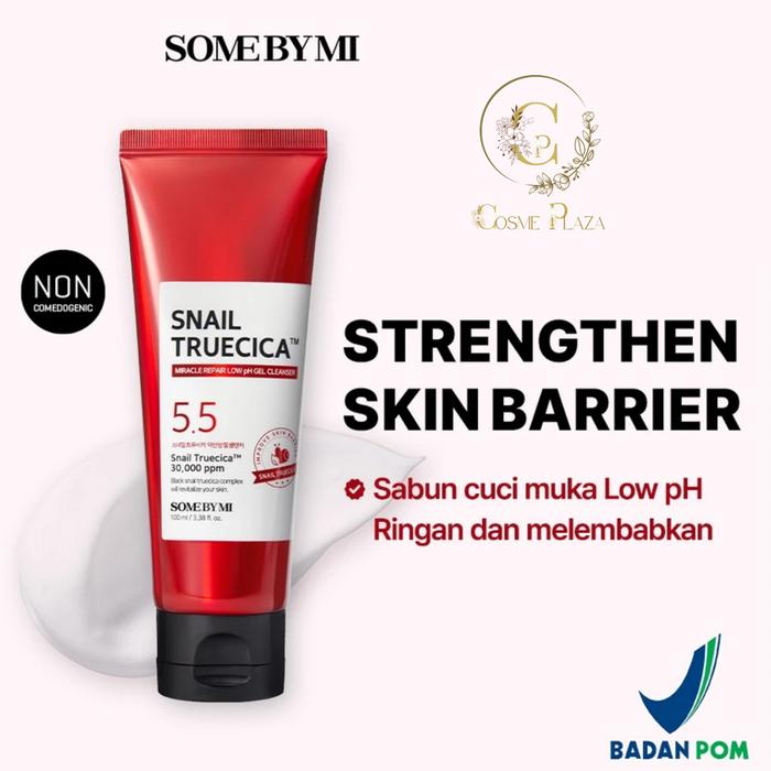 Gambar SOMEBYMI Some By Mi Snail Truecica Miracle Repair Low pH Gel Cleanser 100ml - SBM LOW PH 100ml dari Cosme Plaza ID undefined Tokopedia