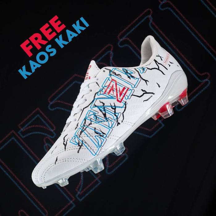Gambar Sepatu Bola Pria Zenifa Power CRACK Soccer FG Translucent Outsole Premium Original - Putih, 39 dari Zenifa undefined Tokopedia