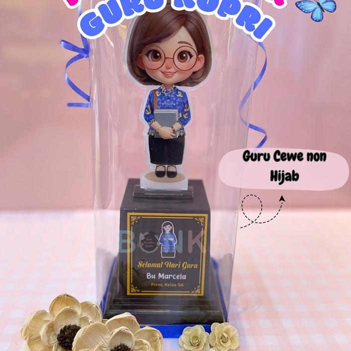 Gambar Kado Hari Guru Piala Akrilik Hari Guru Bu Guru Cewek Spesial Request Foto Guru Nama Custom Ucapan - Guru Cewe non Hijab dari Bonekahandmadesukasuka Kab. Sukoharjo Tokopedia