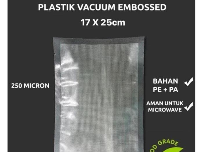 Gambar Plastik Vakum Sealer/ Plastic Vacuum Bag (Embossed) 15 x 20 cm - 22 x 30cm dari Willman Indonesia undefined Tokopedia