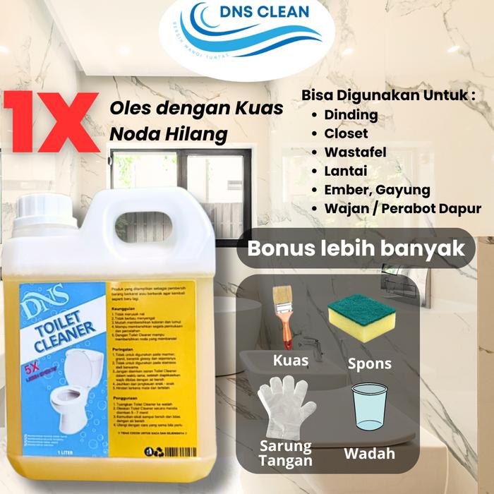 Gambar DNS Toilet Cleaner 1 Liter Pembersih Kerak Kamar Mandi  Ampuh Hilangkan Noda dari DNS SHOPING_NEW undefined Tokopedia