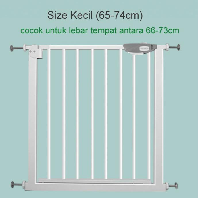 Gambar RW155 Pagar Pengaman Bayi Anak/Safty Gate/Pagar Pintu Tangga - Size kecil(65-74cm) dari RW estore undefined Tokopedia