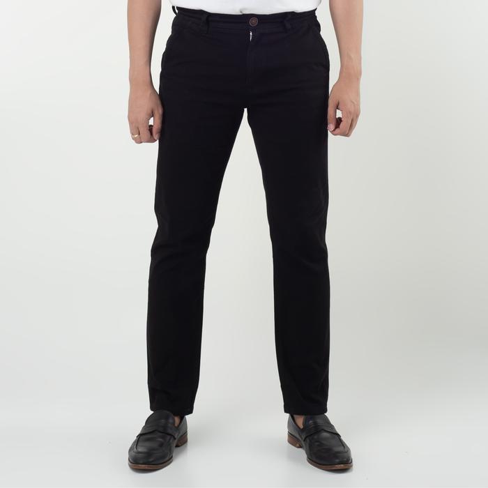 Gambar Benhill Celana Pria Panjang Chino Pants Katun Stretch Slim Fit Nyaman 7 Warna : Hitam, Navy, Beige, Ash Grey, Dark Grey, Grey, Charcoal - Black, 28 dari Benhill undefined Tokopedia